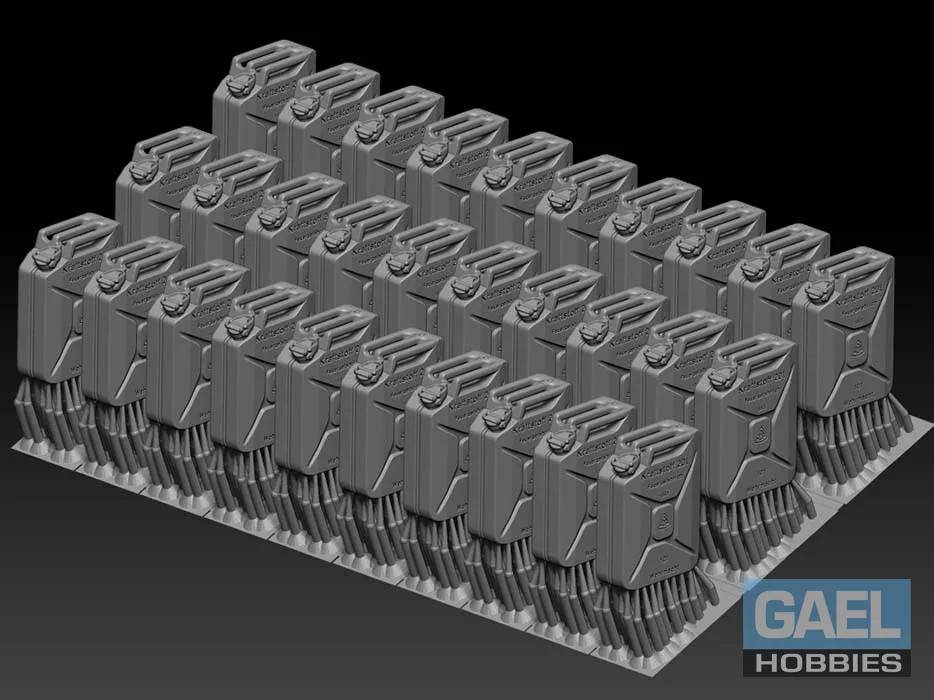 1/48 Legend Productions WWII German Fuel Can Set (30ea) #LF4106