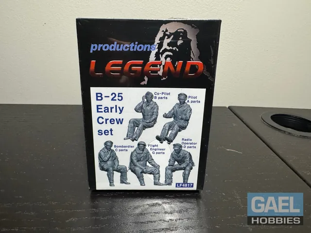 1/48 Legend Production WW2 US B-25 Early Crew Set (5 Figures) #LF4817