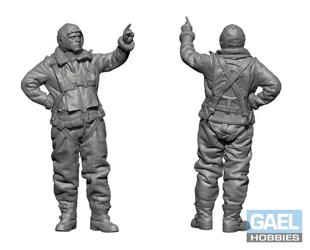 1/48 Legend Production WW2 US Bomber Crew on the ground #LF4819