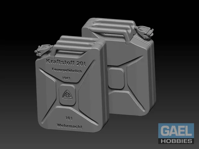 1/72 Legend Productions WWII German Fuel Can Set (40ea) #LF7210