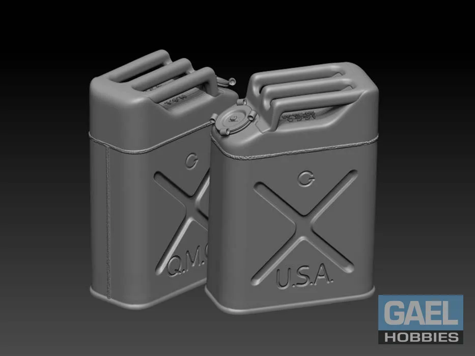 1/72 Legend Productions WWII U.S. Fuel Can Set (40ea) #LF7212
