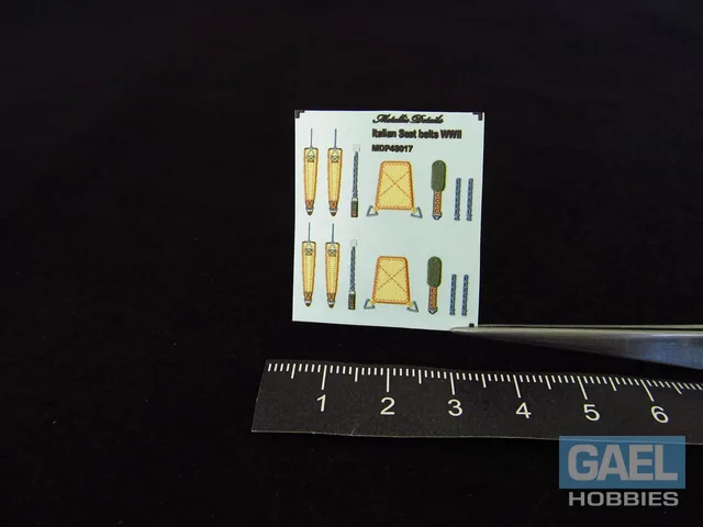 1/48 Metallic Details Italian Seat Belts WWII #MDP48017