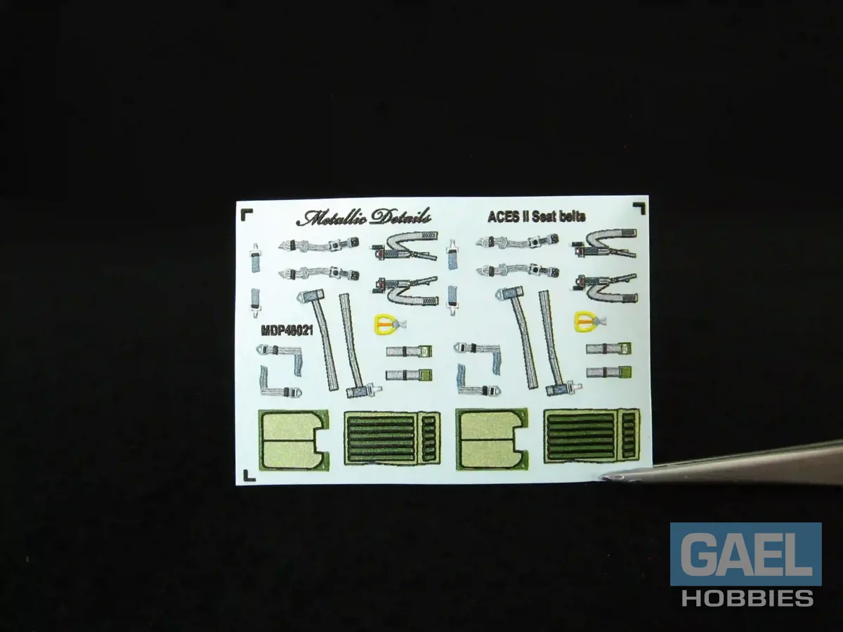 1/48 Metallic Details ACES II Seat Belts #MDP48021