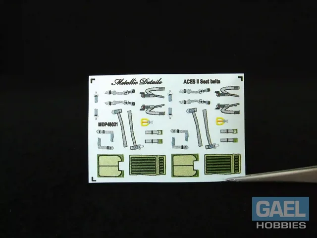 1/48 Metallic Details ACES II Seat Belts #MDP48021