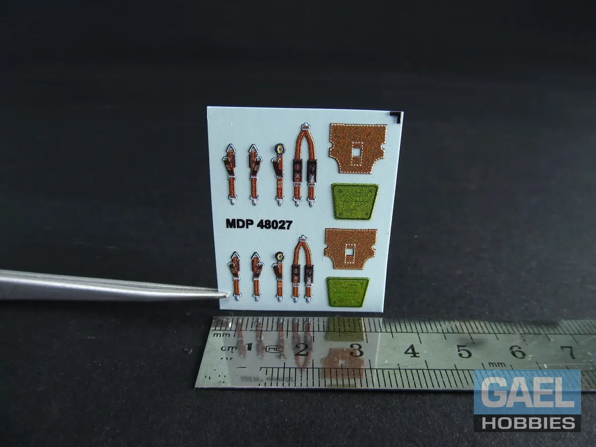 1/48 Metallic Details France Seat Belts WWII #MDP48027