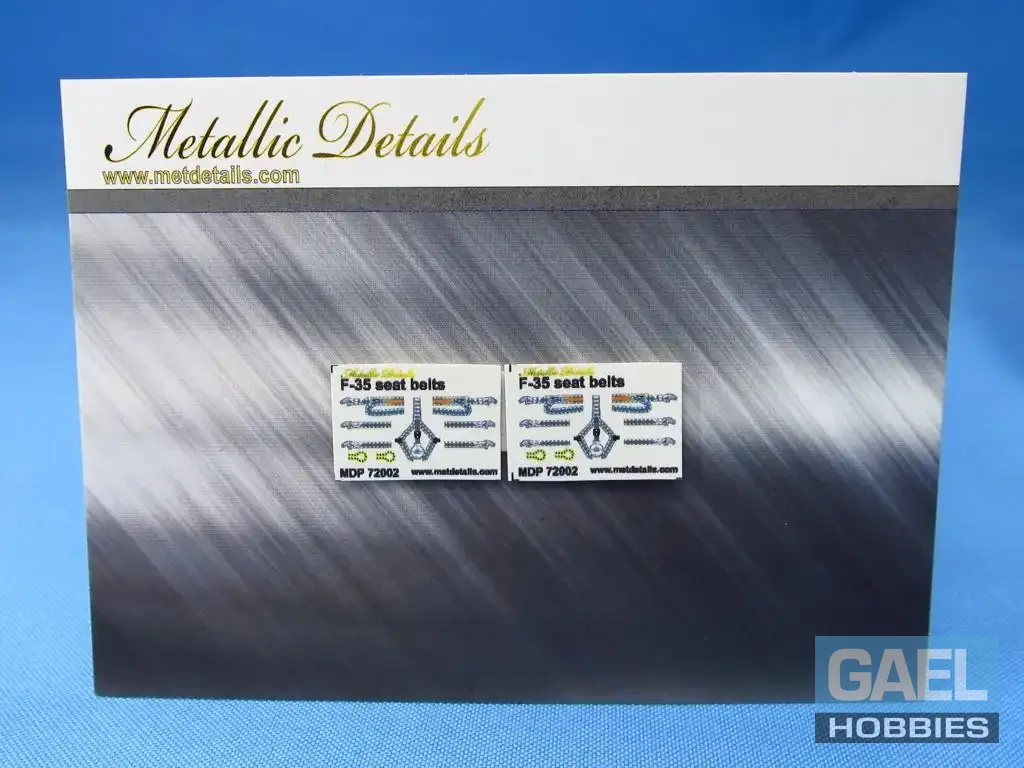 1/72 Metallic Details F-35 Seat Belts #MDP72002