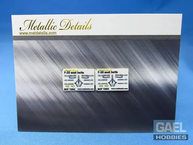 1/72 Metallic Details F-35 Seat Belts #MDP72002