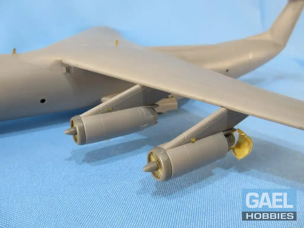 1/144 Metallic Details C-141 Starlifter Engines for Roden Kit #MDR14414