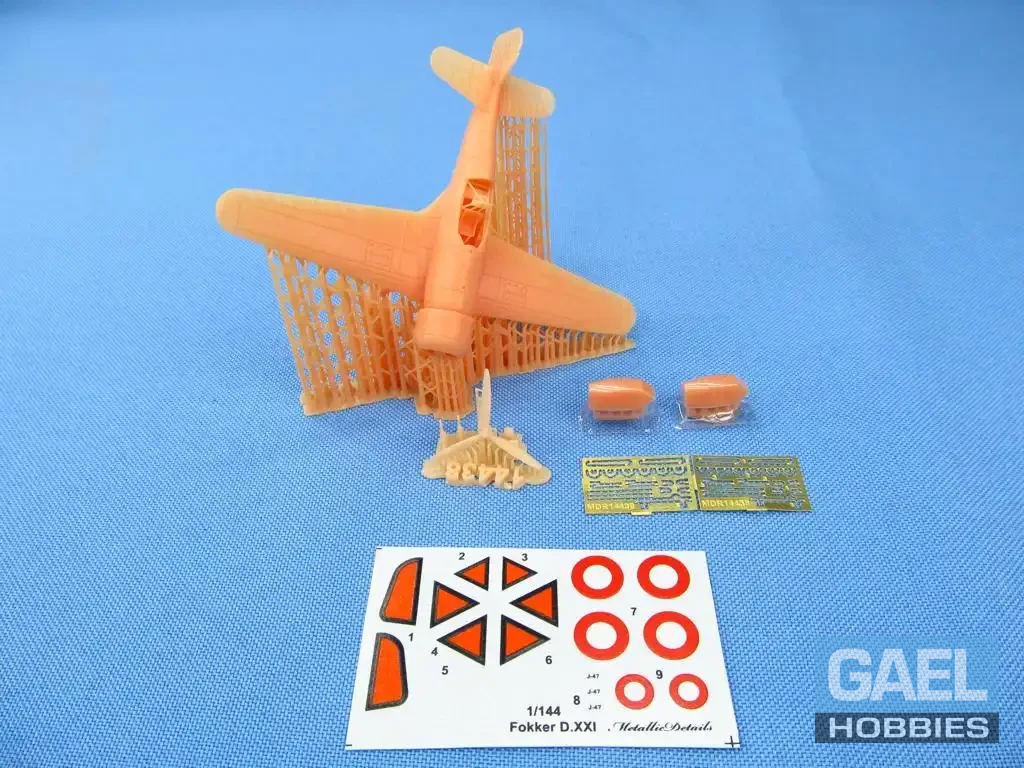 1/144 Metallic Details Fokker D.XXI #MDR14438