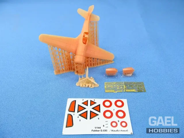 1/144 Metallic Details Fokker D.XXI #MDR14438
