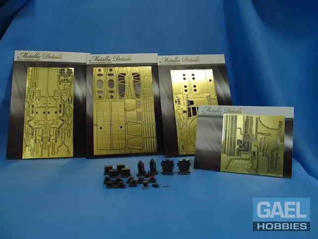 1/32 Metallic Details B-24 Wheel Bays #MDR3202
