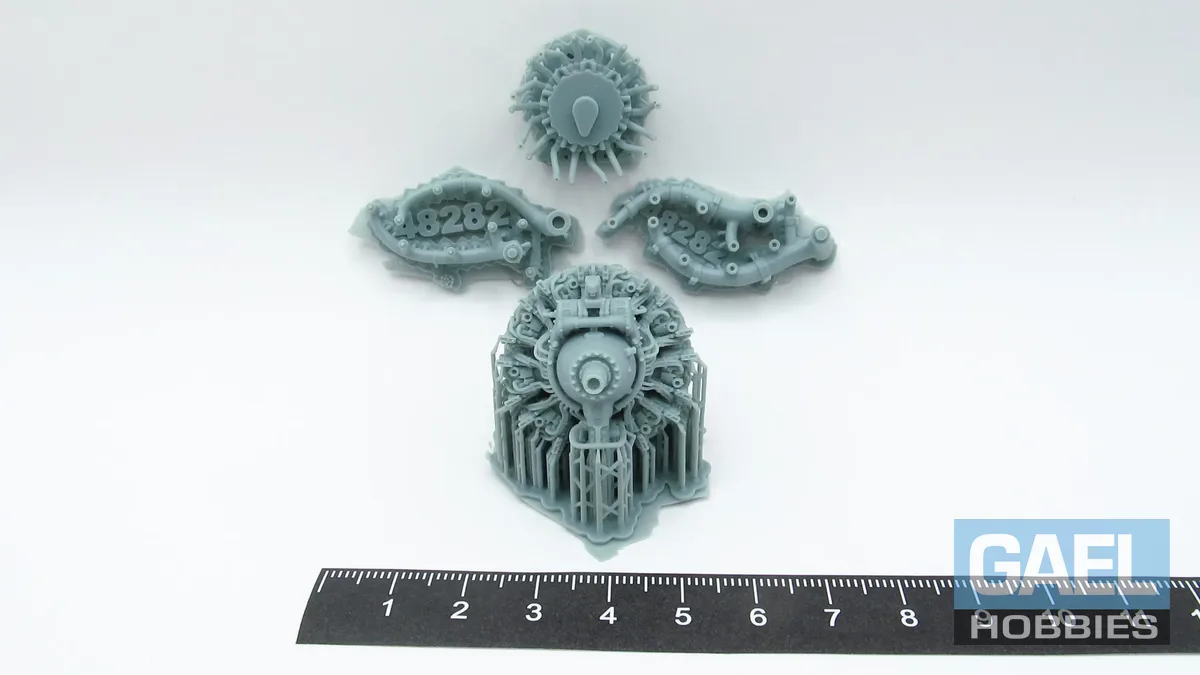 1/48 Metallic Details Wright R-3350 Engine (3D Printed Version) #MDR48282