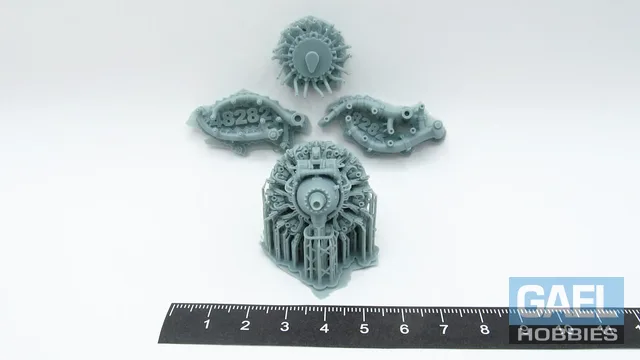 1/48 Metallic Details Wright R-3350 Engine (3D Printed Version) #MDR48282