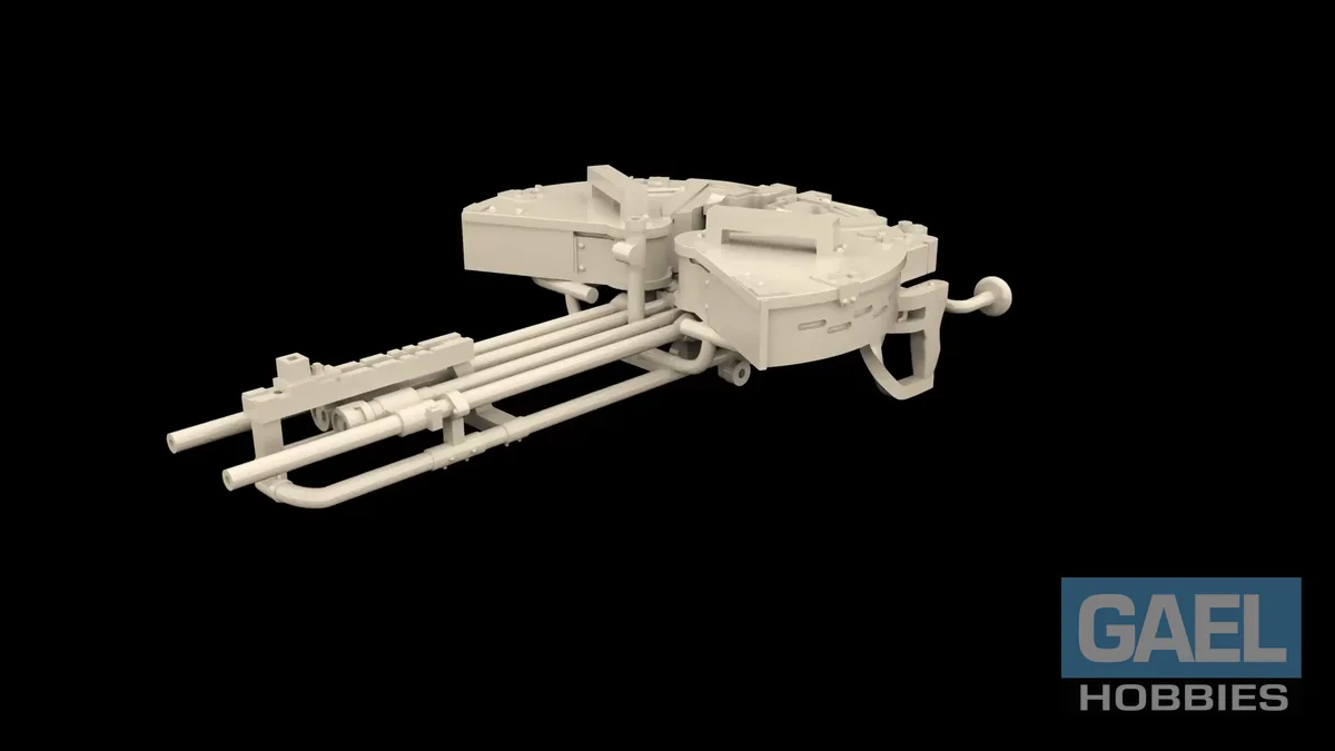 1/48 Metallic Details Type 89 Dual Flexible Japanese Machine Gun #MDR48286