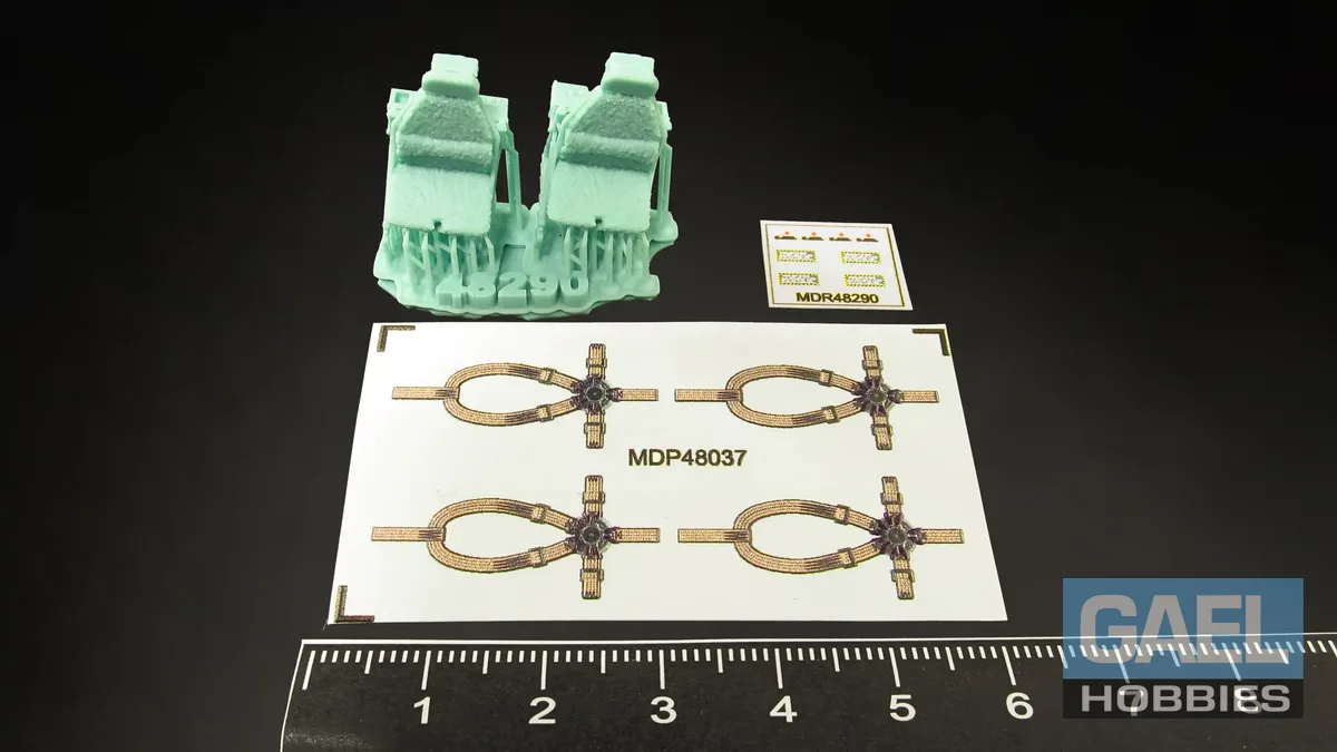 1/48 Metallic Details Pilot Seats for UH-60, SH-60, MH-60 Early #MDR48290