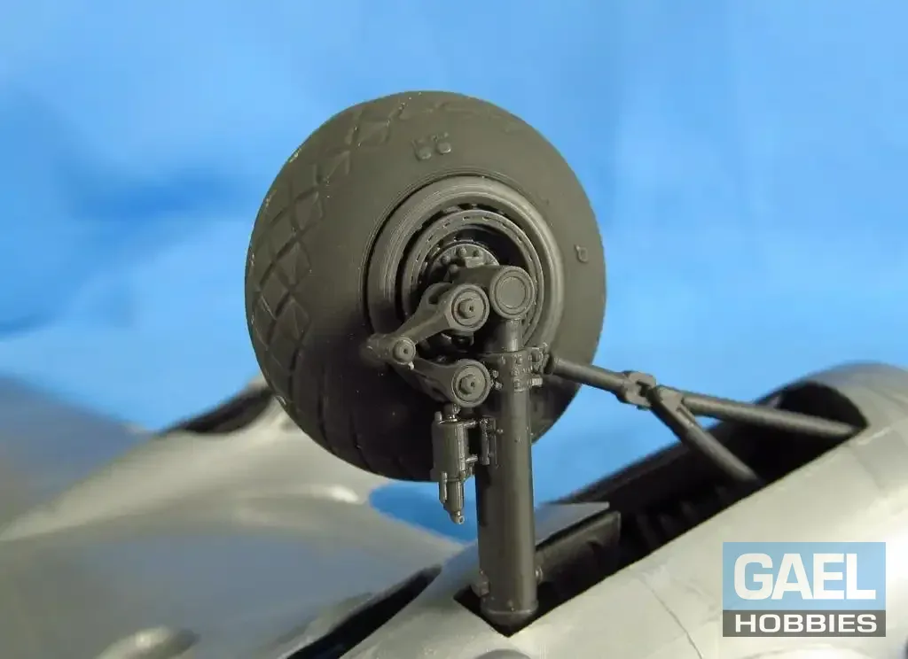 1/48 Metallic Details B-17 Wheels with Cover #MDR4865