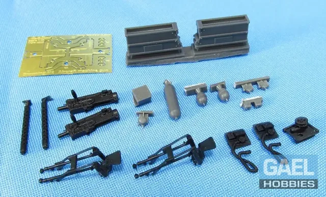 1/48 Metallic Details B-17 Waist Gunner's Cabin #MDR4870