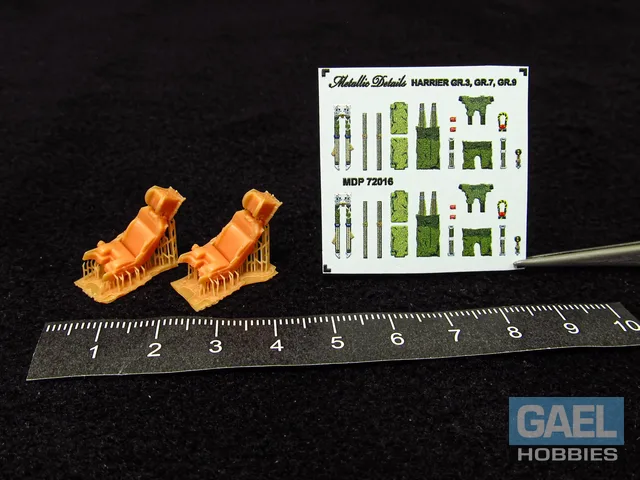 1/72 Metallic Details Harrier GR.3, GR.7, GR.9 Ejection Seat #MDR72115