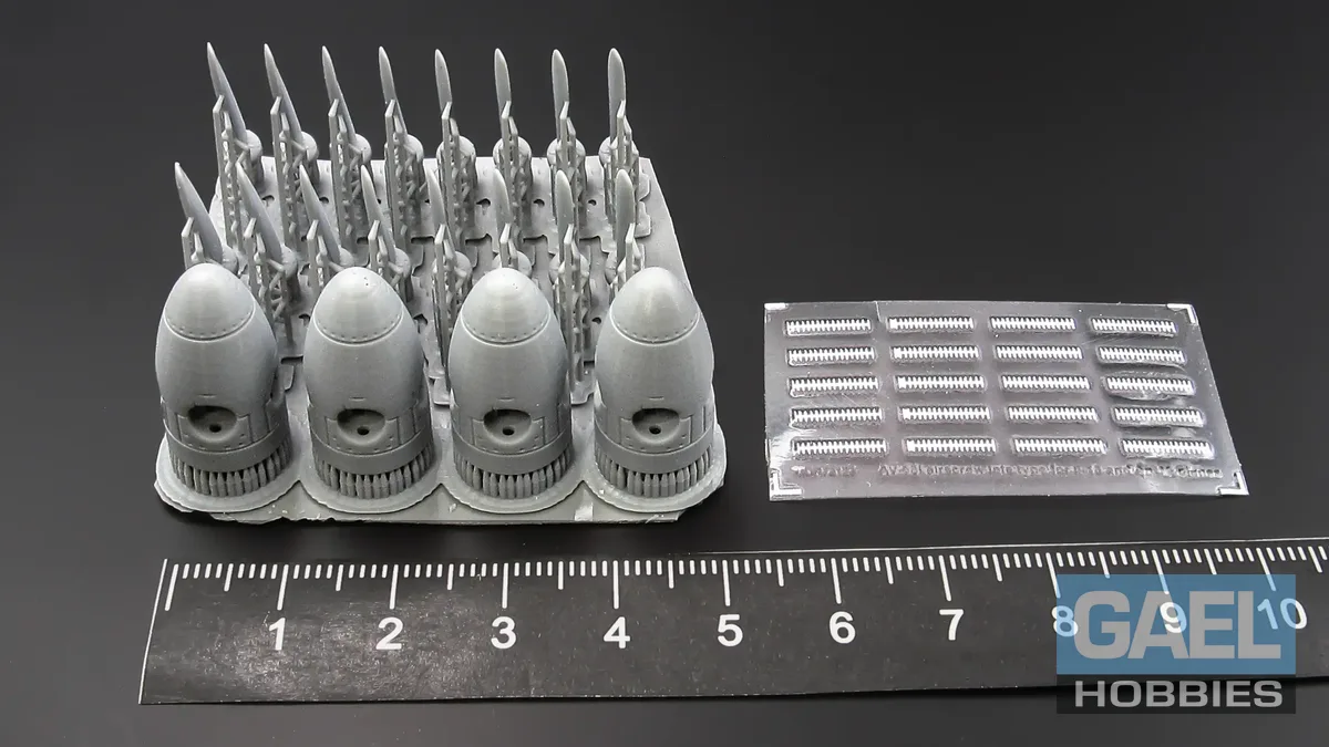 1/72 Metallic Details AV-68I Airscrew Late Type for Il-18 and An-12 Planes #MDR72123
