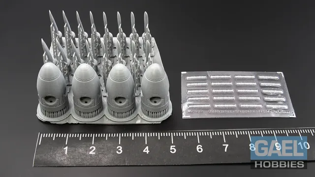 1/72 Metallic Details AV-68I Airscrew Late Type for Il-18 and An-12 Planes #MDR72123