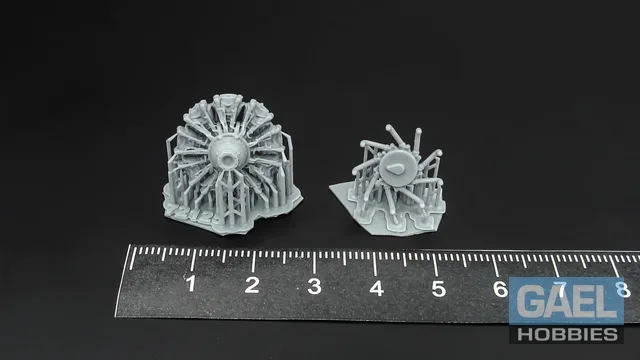 1/72 Metallic Details BMW Bramo Fafnir 323 Engine #MDR72125