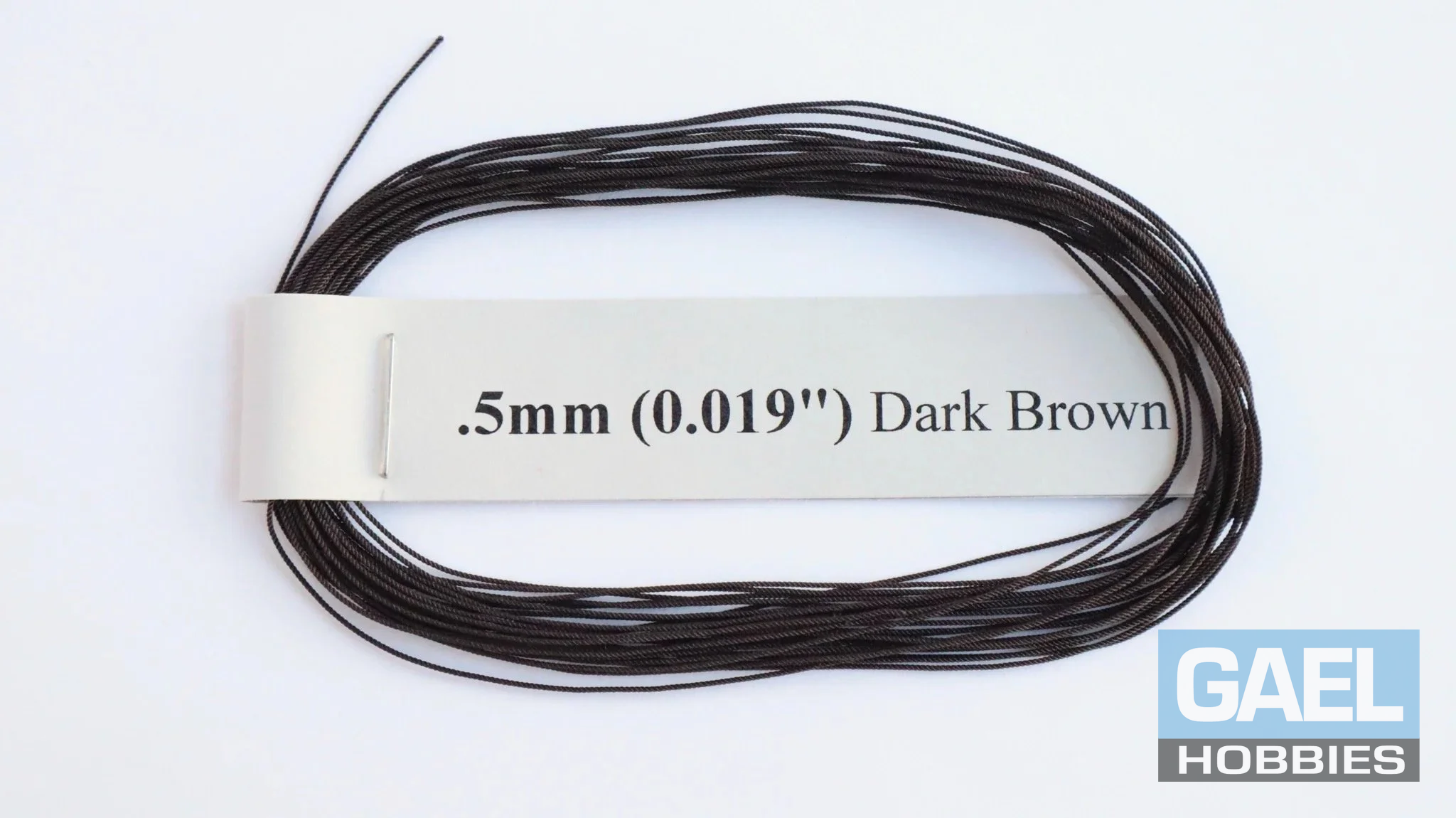 RoS Poly DrkBrwn Rope .5mm (0.019") RH6Mtrs #6004