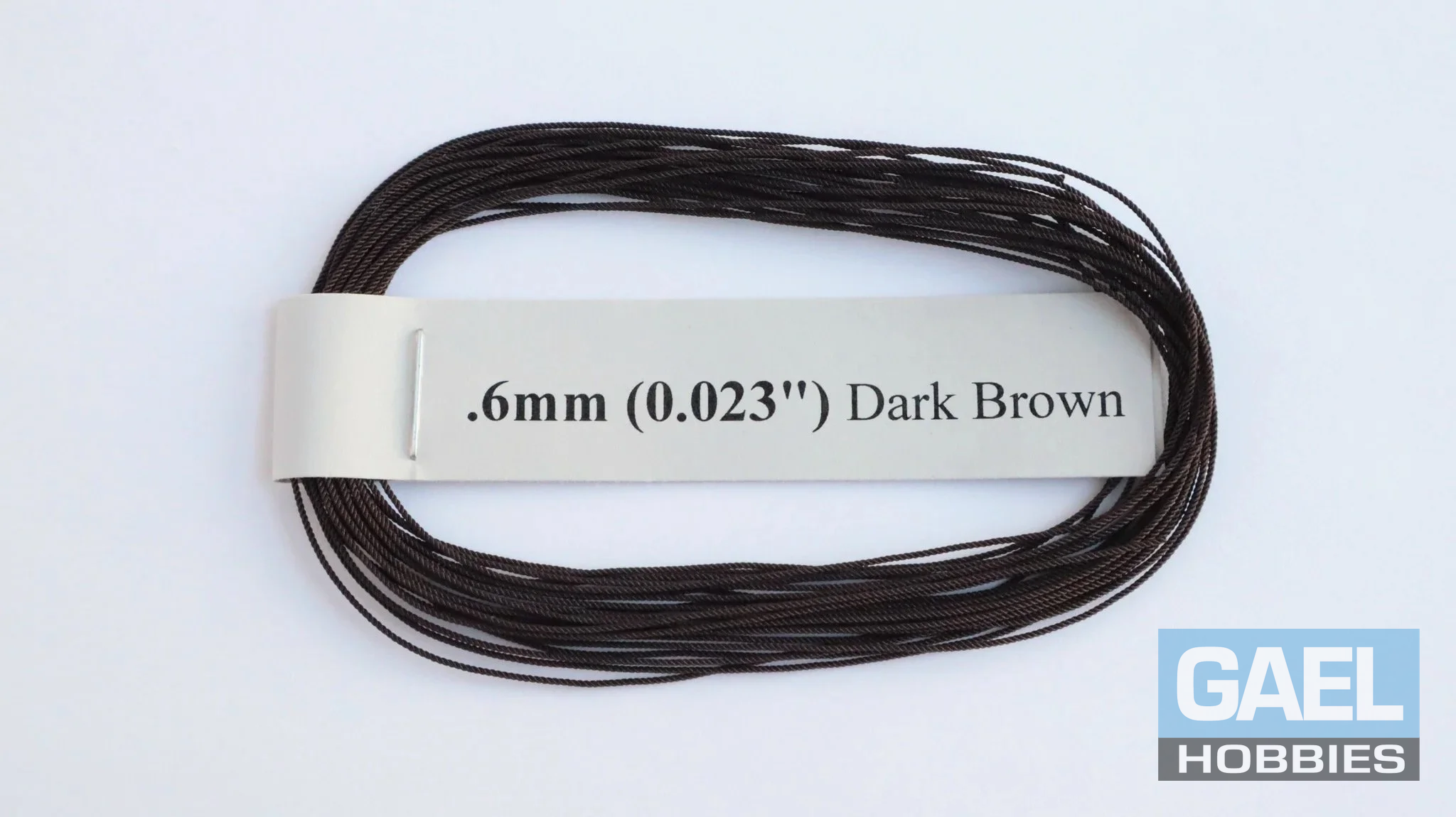 RoS Poly DrkBrwn Rope .6mm (0.023") RH6Mtrs #6005