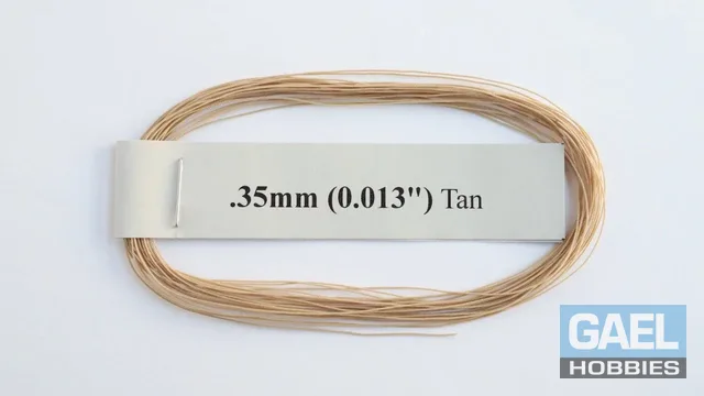 RoS Poly Tan Rope .35mm (0.013") RH6Mtrs #8002