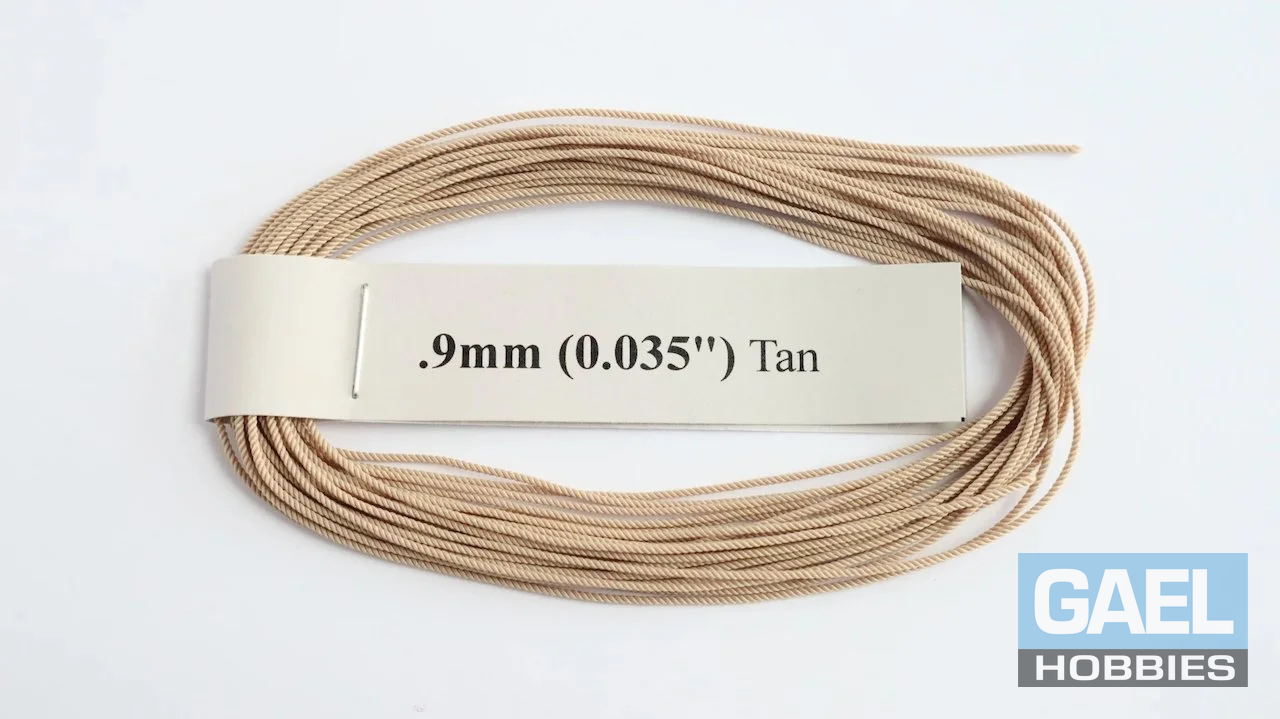 RoS Poly TanRope .9mm (0.035") RH6Mtrs #8008
