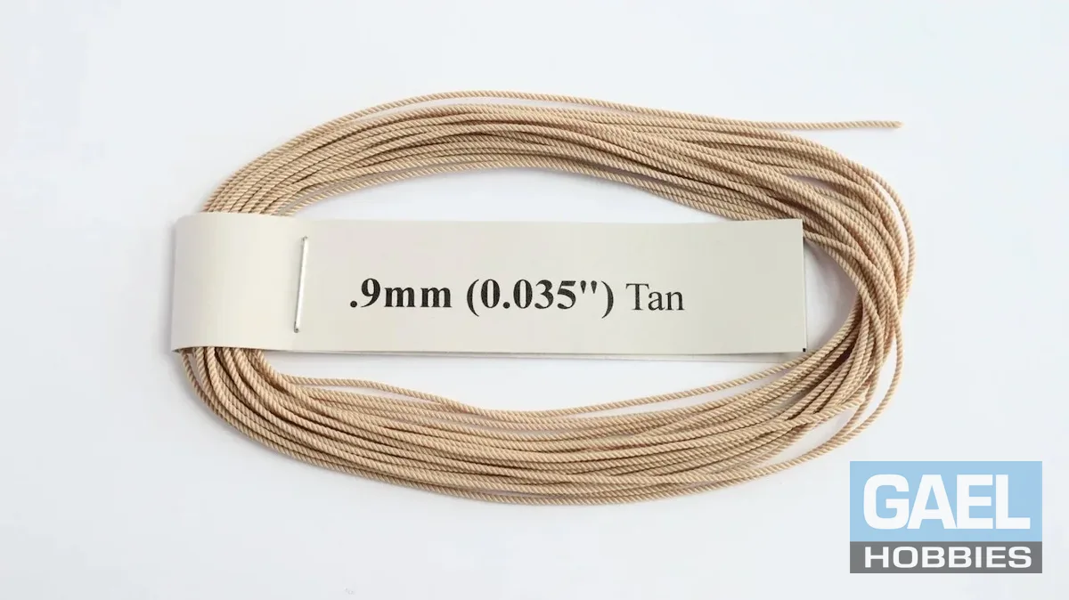 RoS Poly TanRope .9mm (0.035") RH6Mtrs #8008