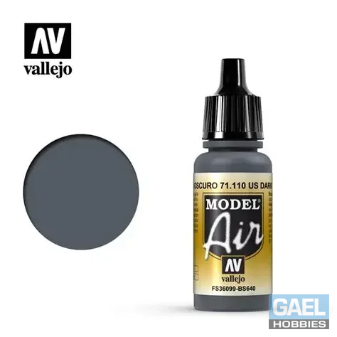 Vallejo 17ml Model Air UK Ext DK Sea Grey (71.110)