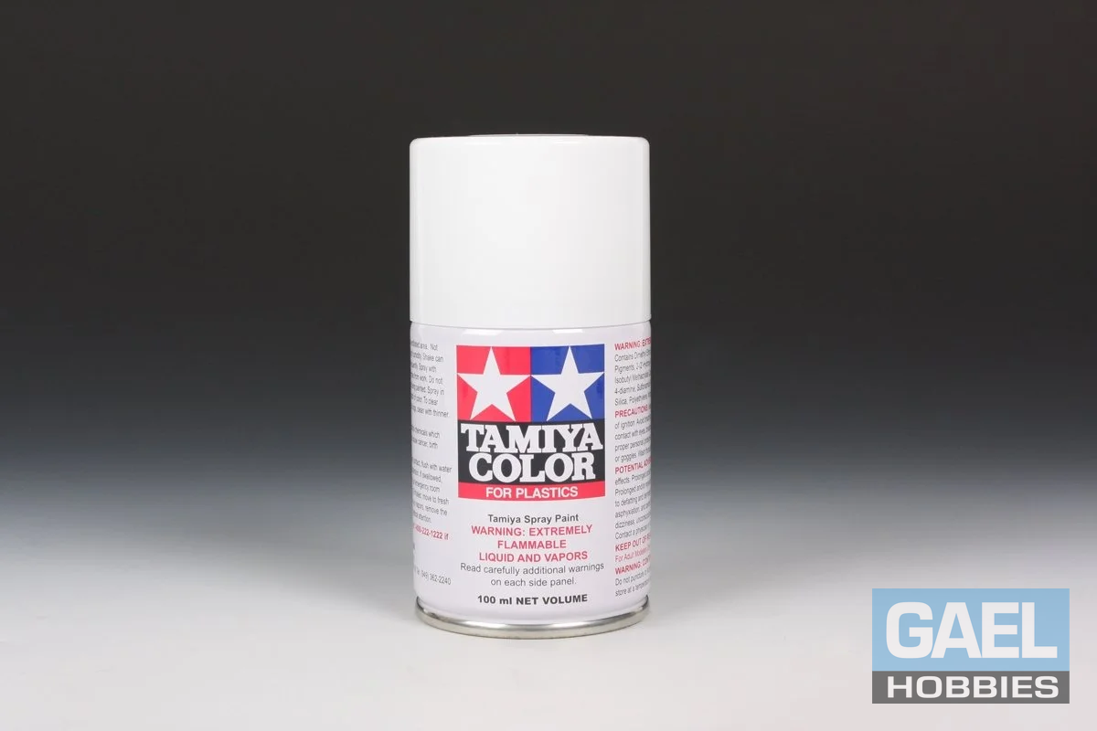 Tamiya 100ml Spray TS-27 Matte White Lacquer
