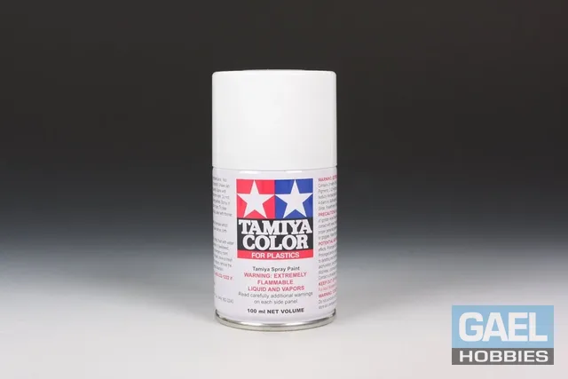 Tamiya 100ml Spray TS-27 Matte White Lacquer