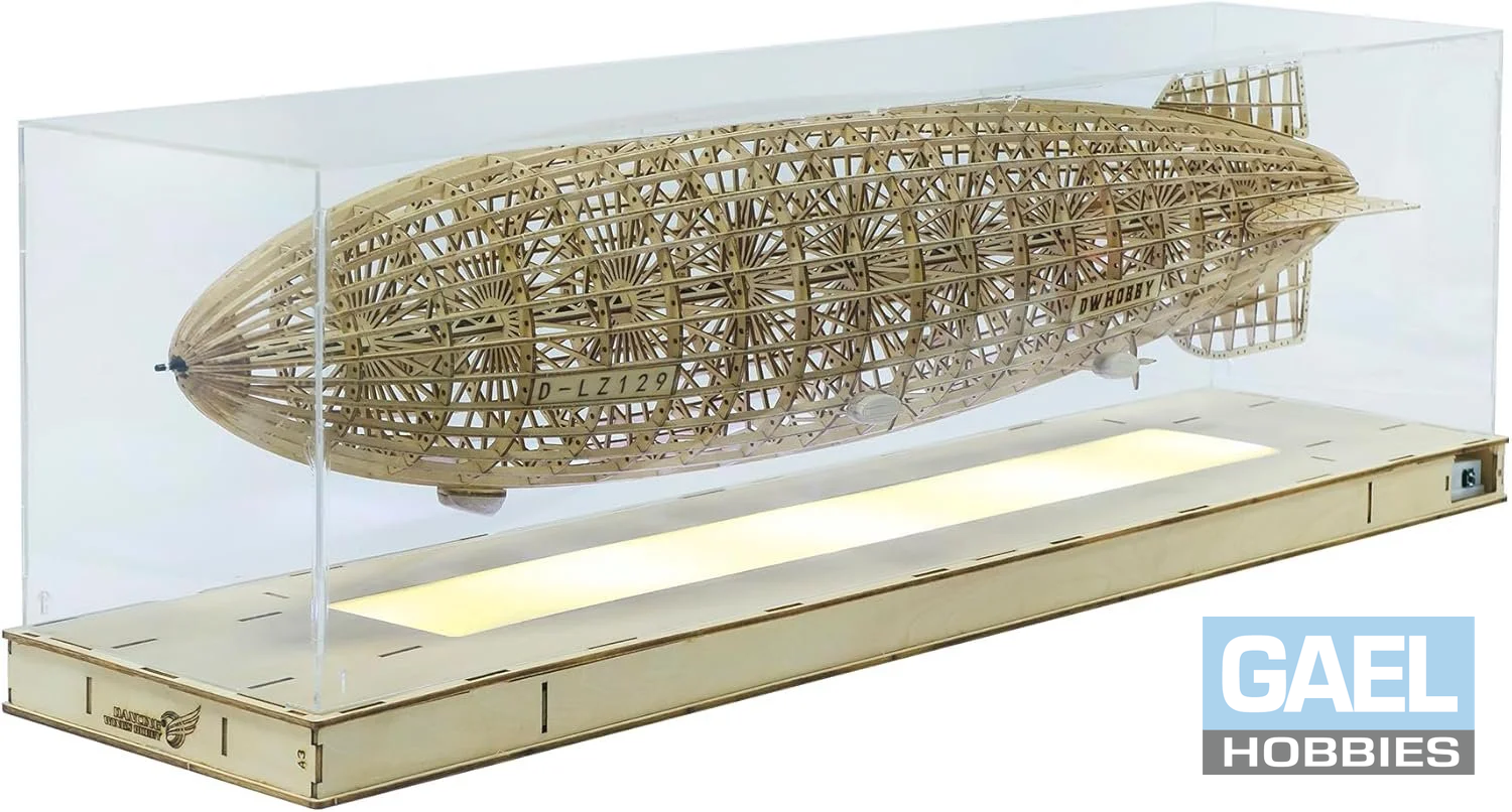 1/453 Dancing Wings Hobby Hindenburg Wood Kit VS37 Wooden Light Box 540mm (23.5")