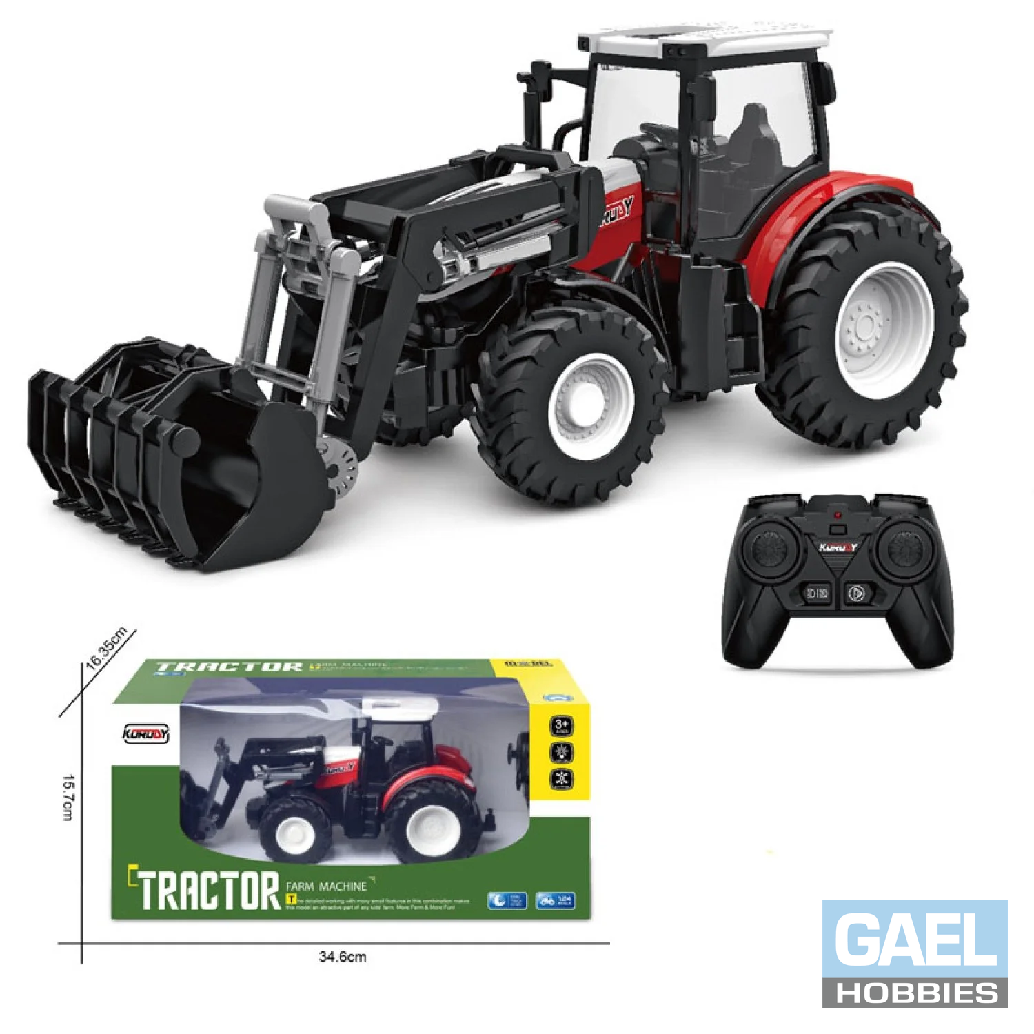 1/24 Korody EP RC Tractor (Bucket Lift Attachment)- 2.4G 6CH